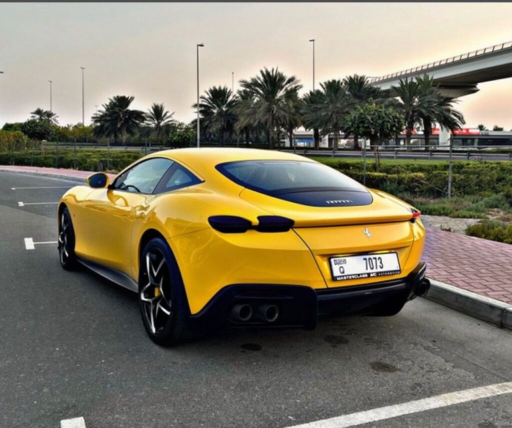 Ferrari Roma rent a car Dubai 