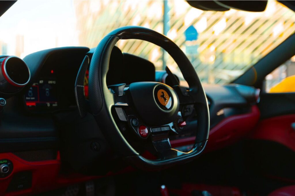 Ferrari F8 rent a car Dubai 